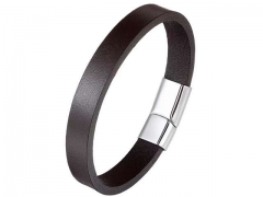 HY Wholesale Leather Bracelets Jewelry Popular Leather Bracelets-HY0136B024