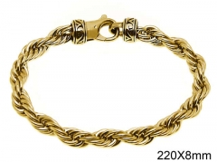 HY Wholesale Bracelets Jewelry 316L Stainless Steel Jewelry Bracelets-HY0121B015