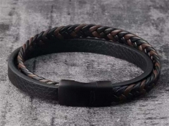 HY Wholesale Leather Bracelets Jewelry Popular Leather Bracelets-HY0133B167