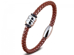 HY Wholesale Leather Bracelets Jewelry Popular Leather Bracelets-HY0130B168