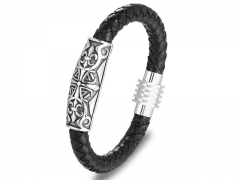 HY Wholesale Leather Bracelets Jewelry Popular Leather Bracelets-HY0120B120