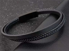 HY Wholesale Leather Bracelets Jewelry Popular Leather Bracelets-HY0133B097