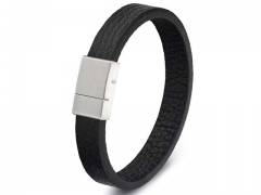 HY Wholesale Leather Bracelets Jewelry Popular Leather Bracelets-HY0130B099