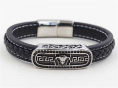 HY Wholesale Leather Bracelets Jewelry Popular Leather Bracelets-HY0129B113