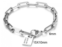 HY Wholesale Bracelets Jewelry 316L Stainless Steel Jewelry Bracelets-HY0132B020