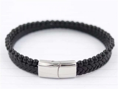 HY Wholesale Leather Bracelets Jewelry Popular Leather Bracelets-HY0129B216