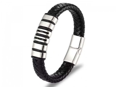 HY Wholesale Leather Bracelets Jewelry Popular Leather Bracelets-HY0120B150