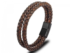 HY Wholesale Leather Bracelets Jewelry Popular Leather Bracelets-HY0120B230