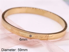 HY Wholesale Bangle Stainless Steel 316L Jewelry Bangle-HY0122B121