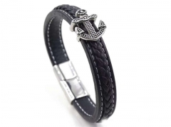 HY Wholesale Leather Bracelets Jewelry Popular Leather Bracelets-HY0129B115