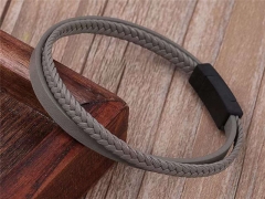 HY Wholesale Leather Bracelets Jewelry Popular Leather Bracelets-HY0137B126