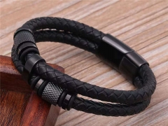 HY Wholesale Leather Bracelets Jewelry Popular Leather Bracelets-HY0137B127