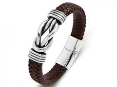 HY Wholesale Leather Bracelets Jewelry Popular Leather Bracelets-HY0134B483