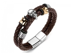 HY Wholesale Leather Bracelets Jewelry Popular Leather Bracelets-HY0134B554