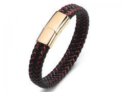 HY Wholesale Leather Bracelets Jewelry Popular Leather Bracelets-HY0134B469