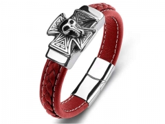 HY Wholesale Leather Bracelets Jewelry Popular Leather Bracelets-HY0134B1032