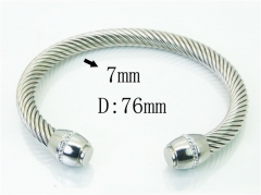 HY Wholesale Bangles Stainless Steel 316L Fashion Bangle-HY38B0818HMR