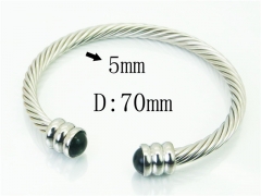 HY Wholesale Bangles Stainless Steel 316L Fashion Bangle-HY38B0835HLZ