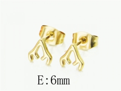 HY Wholesale Earrings 316L Stainless Steel Earrings-HY12E0217HLT