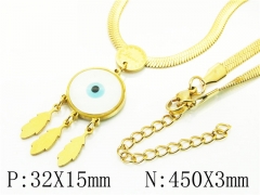 HY Wholesale Necklaces Stainless Steel 316L Jewelry Necklaces-HY34N0048LLE