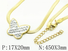 HY Wholesale Necklaces Stainless Steel 316L Jewelry Necklaces-HY34N0043KOE