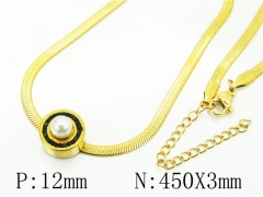 HY Wholesale Necklaces Stainless Steel 316L Jewelry Necklaces-HY34N0032LLW