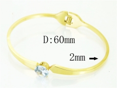 HY Wholesale Bangles Stainless Steel 316L Fashion Bangle-HY32B0526HIX