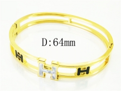 HY Wholesale Bangles Stainless Steel 316L Fashion Bangle-HY32B0497HMG