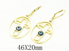 HY Wholesale Earrings 316L Stainless Steel Earrings-HY12E0297KR