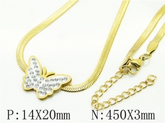 HY Wholesale Necklaces Stainless Steel 316L Jewelry Necklaces-HY34N0044KOW