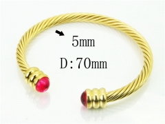 HY Wholesale Bangles Stainless Steel 316L Fashion Bangle-HY38B0847HMR