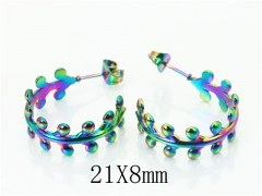 HY Wholesale Earrings 316L Stainless Steel Earrings-HY70E1044LC