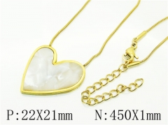 HY Wholesale Necklaces Stainless Steel 316L Jewelry Necklaces-HY34N0059LE