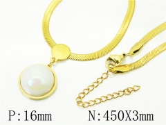 HY Wholesale Necklaces Stainless Steel 316L Jewelry Necklaces-HY34N0056LLD