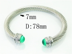 HY Wholesale Bangles Stainless Steel 316L Fashion Bangle-HY38B0807IIX