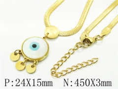 HY Wholesale Necklaces Stainless Steel 316L Jewelry Necklaces-HY34N0049LLW