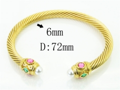 HY Wholesale Bangles Stainless Steel 316L Fashion Bangle-HY38B0831IIQ