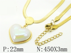 HY Wholesale Necklaces Stainless Steel 316L Jewelry Necklaces-HY34N0052LLZ