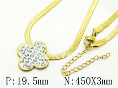 HY Wholesale Necklaces Stainless Steel 316L Jewelry Necklaces-HY34N0038KOG