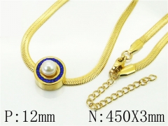 HY Wholesale Necklaces Stainless Steel 316L Jewelry Necklaces-HY34N0030LLS