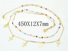 HY Wholesale Necklaces Stainless Steel 316L Jewelry Necklaces-HY32N0670HSS