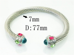 HY Wholesale Bangles Stainless Steel 316L Fashion Bangle-HY38B0789IHE