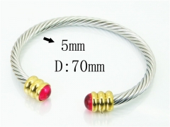 HY Wholesale Bangles Stainless Steel 316L Fashion Bangle-HY38B0839HMT