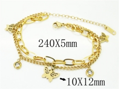 HY Wholesale Bracelets 316L Stainless Steel Jewelry Bracelets-HY26B0121NF