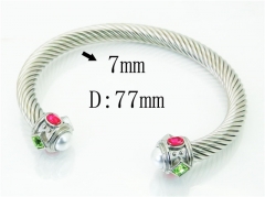 HY Wholesale Bangles Stainless Steel 316L Fashion Bangle-HY38B0786IHE