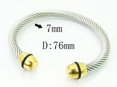 HY Wholesale Bangles Stainless Steel 316L Fashion Bangle-HY38B0824HMW