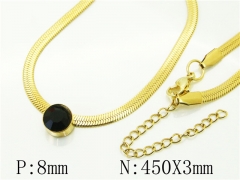 HY Wholesale Necklaces Stainless Steel 316L Jewelry Necklaces-HY34N0034JO