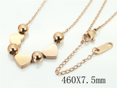 HY Wholesale Necklaces Stainless Steel 316L Jewelry Necklaces-HY19N0433PV