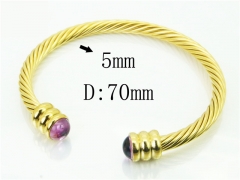 HY Wholesale Bangles Stainless Steel 316L Fashion Bangle-HY38B0846HMC