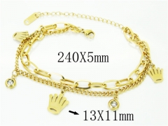 HY Wholesale Bracelets 316L Stainless Steel Jewelry Bracelets-HY26B0118NG